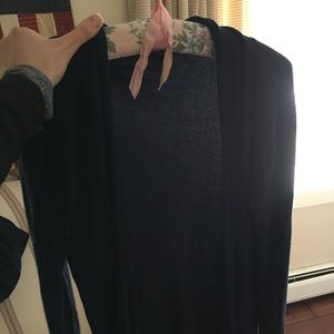 Navy cardigan